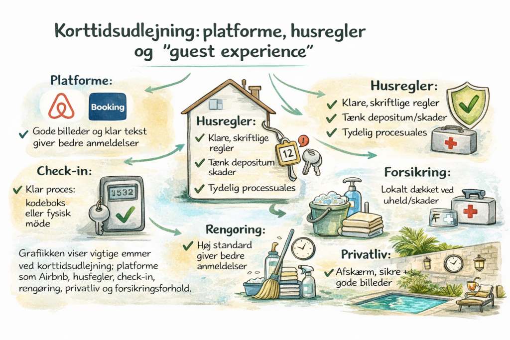 Esimerkki lyhytaikaisista vuokrauksista Thaimaassa: Airbnb/Varaaminen, talon säännöt, sisäänkirjautuminen, siivous, yksityisyys ja vakuutukset.